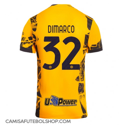 Camisa de time de futebol Inter Milan Federico Dimarco #32 Replicas 3º Equipamento 2024-25 Manga Curta